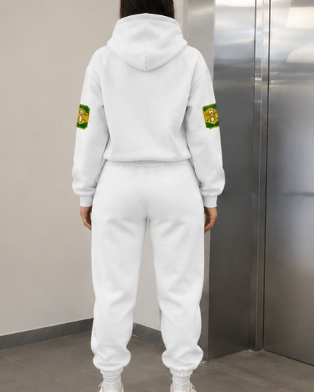 Conjunto Moletom Feminino Brasil Copa Do Mundo