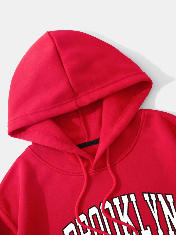 Moletom Brooklyn Cropped Com Capuz Estilo College