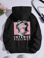 Moletom Com Capuz Intense Feelings Streetwear