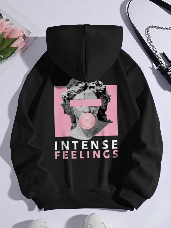 Moletom Com Capuz Intense Feelings Streetwear