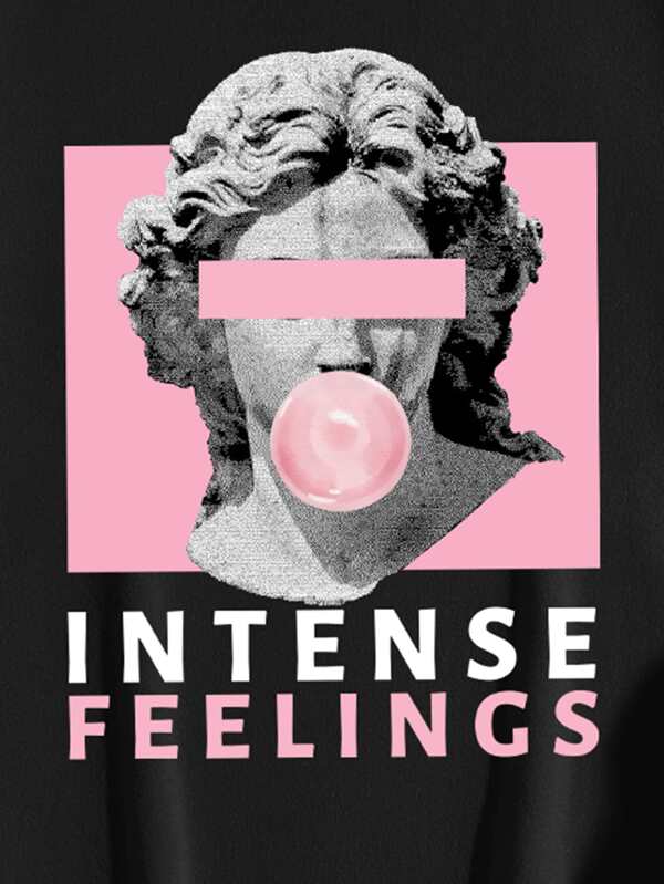 Moletom Com Capuz Intense Feelings Streetwear