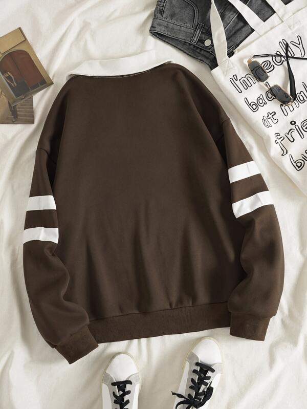 Moletom Brooklyn New York Com Gola Polo E Listras College