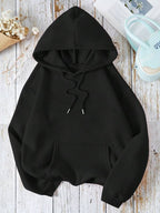 Moletom Oversized Com Capuz Minimalista