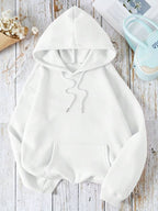 Moletom Oversized Com Capuz Minimalista
