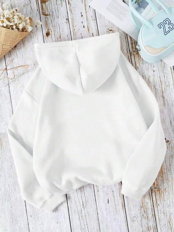 Moletom Oversized Com Capuz Minimalista