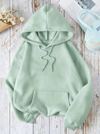 Moletom Oversized Com Capuz Minimalista