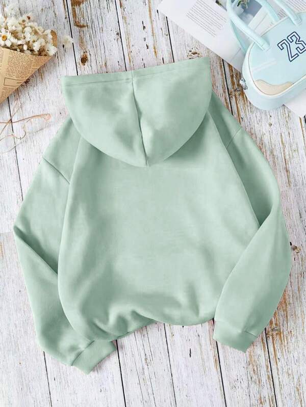 Moletom Oversized Com Capuz Minimalista