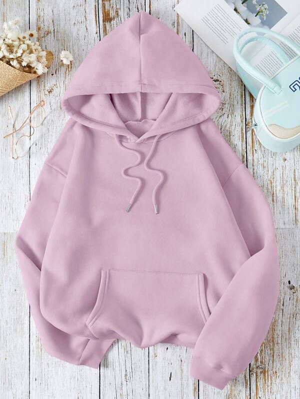 Moletom Oversized Com Capuz Minimalista