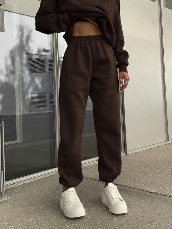 Conjunto Moletom Com Gola Half Zip E Calça Jogger