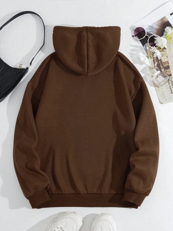 Moletom Brooklyn Estampa College Com Bolso Canguru