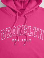 Moletom Brooklyn Estampa College Com Bolso Canguru