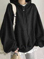 Moletom Oversized Com Capuz E Manga Bufante