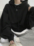 Moletom Oversized Com Capuz E Manga Bufante