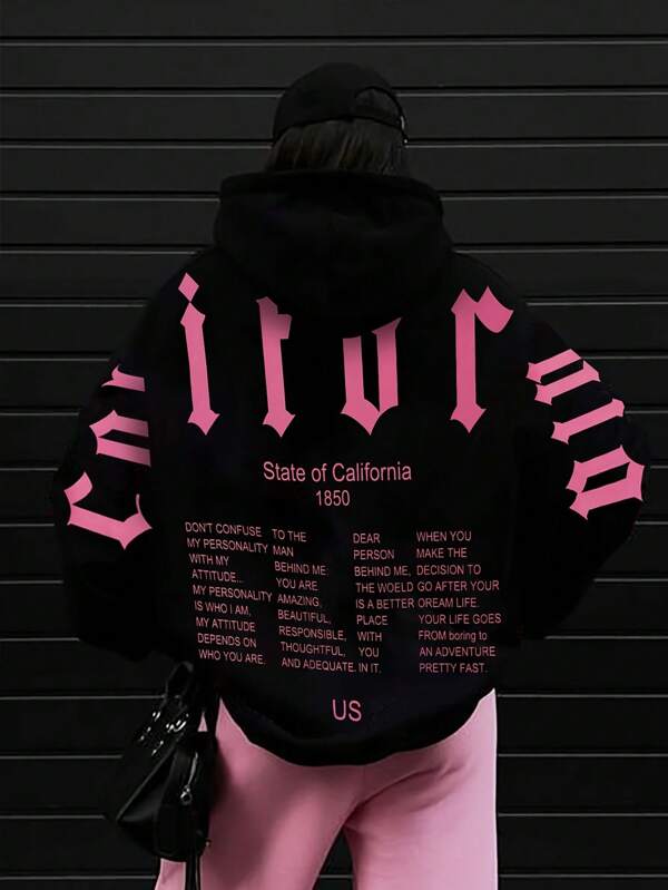 Moletom Oversized California 1850 Streetwear