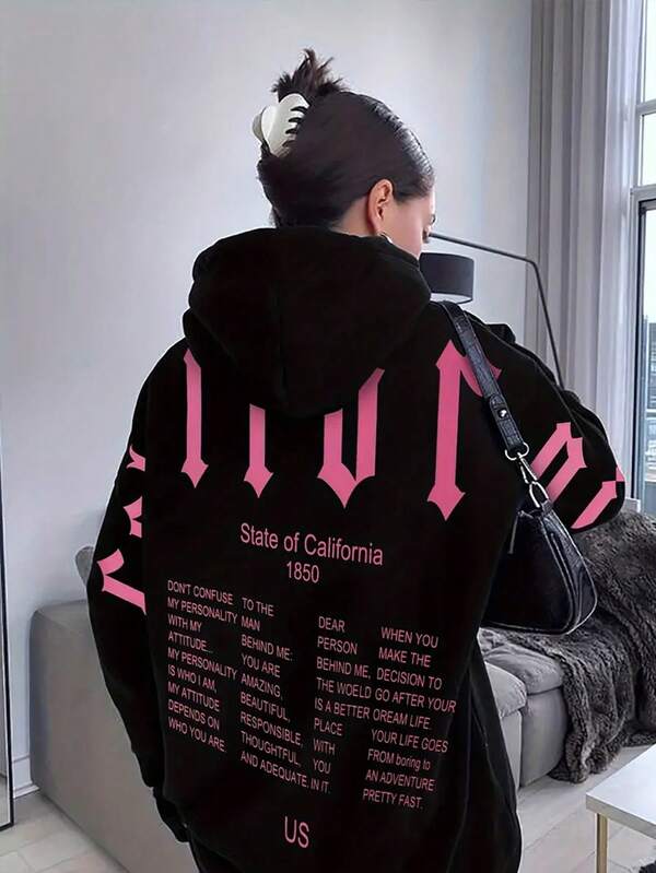 Moletom Oversized California 1850 Streetwear