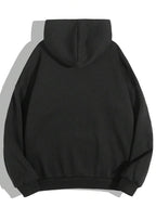 Moletom Nope Estampa Frontal Com Capuz Oversized