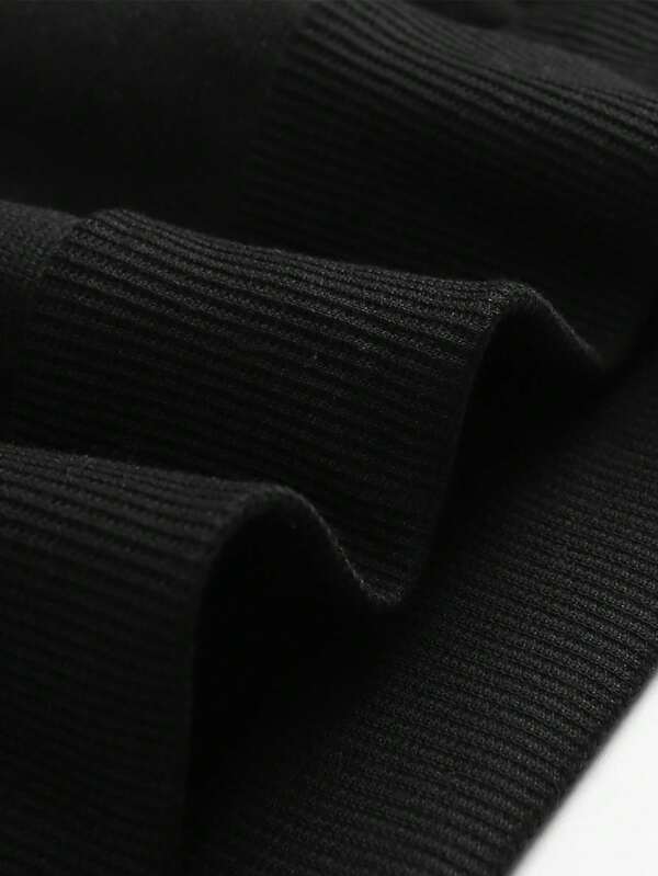 Moletom Nope Estampa Frontal Com Capuz Oversized