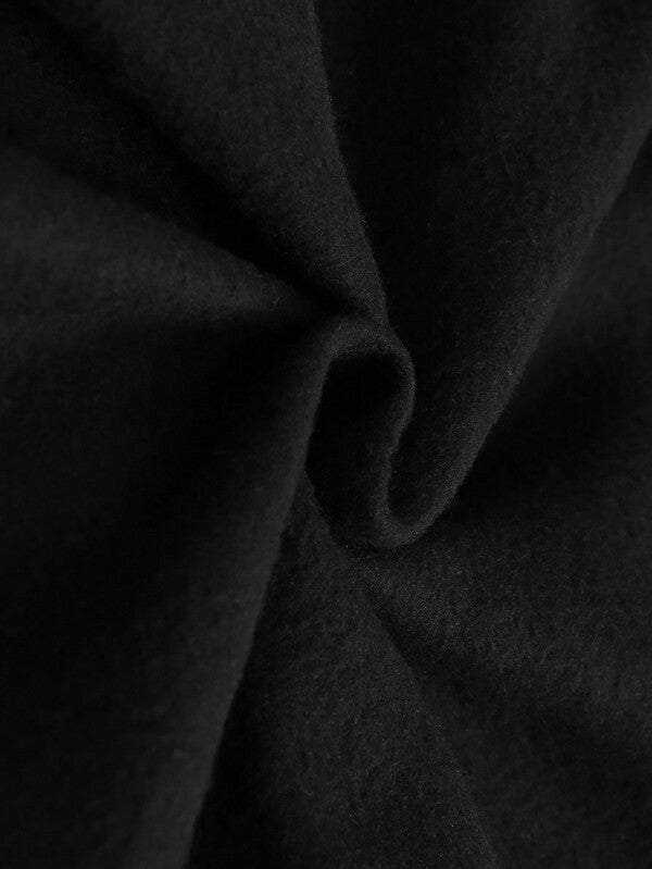 Moletom Nope Estampa Frontal Com Capuz Oversized