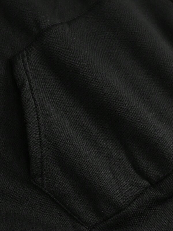 Moletom Nope Estampa Frontal Com Capuz Oversized