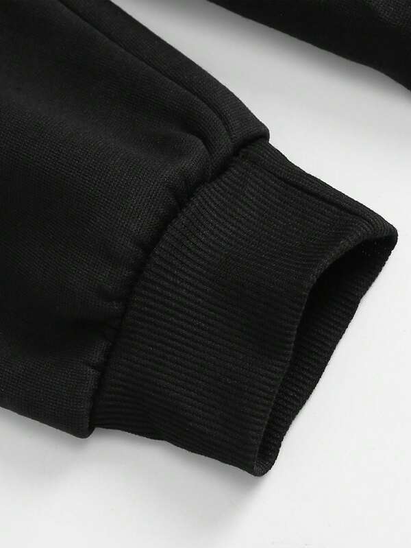 Moletom Nope Estampa Frontal Com Capuz Oversized