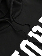 Moletom Nope Estampa Frontal Com Capuz Oversized