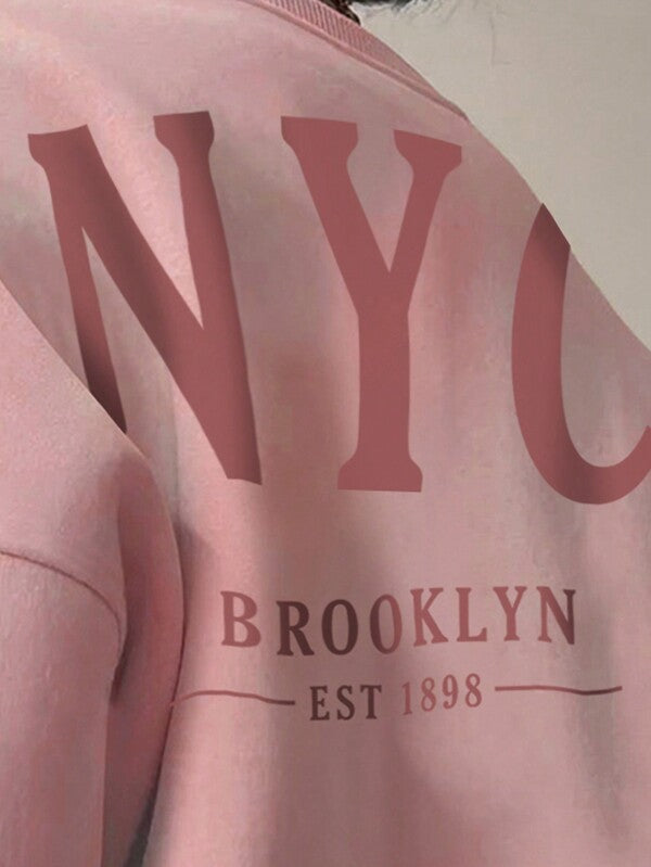 Moletom Oversized NYC Brooklyn Streetwear