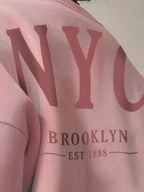 Moletom Oversized NYC Brooklyn Streetwear