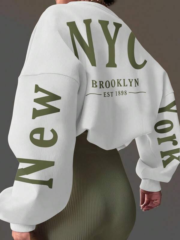 Moletom Oversized NYC Brooklyn Streetwear