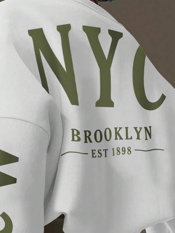 Moletom Oversized NYC Brooklyn Streetwear