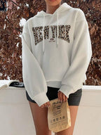 Moletom New York Animal Print Com Capuz