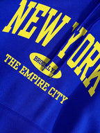 Moletom New York Brooklyn Com Capuz Peluciado