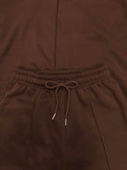 Conjunto Moletom Com Gola Zíper E Calça Pantalona Oversized