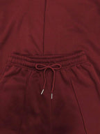 Conjunto Moletom Com Gola Zíper E Calça Pantalona Oversized