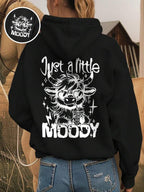 Moletom Com Capuz Moody Cow Graphic Streetwear