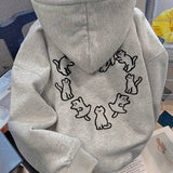 Moletom Oversized Aranha Gothic Streetwear