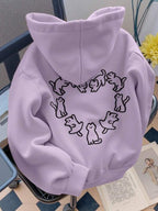 Moletom Oversized Aranha Gothic Streetwear