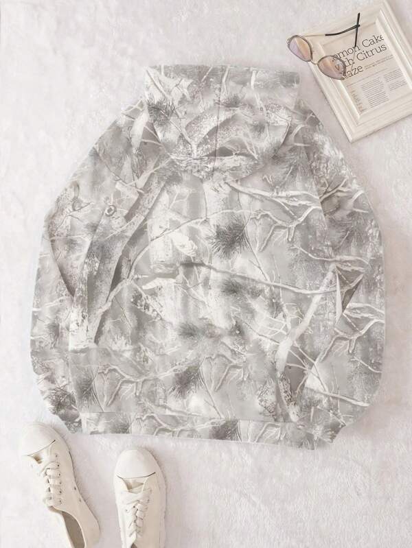 Moletom Oversized Camuflado Estilo Urbano