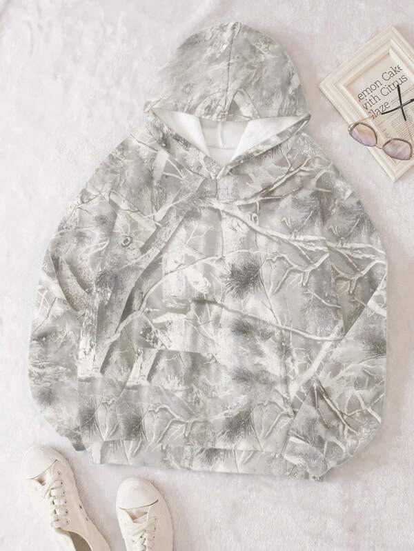 Moletom Oversized Camuflado Estilo Urbano
