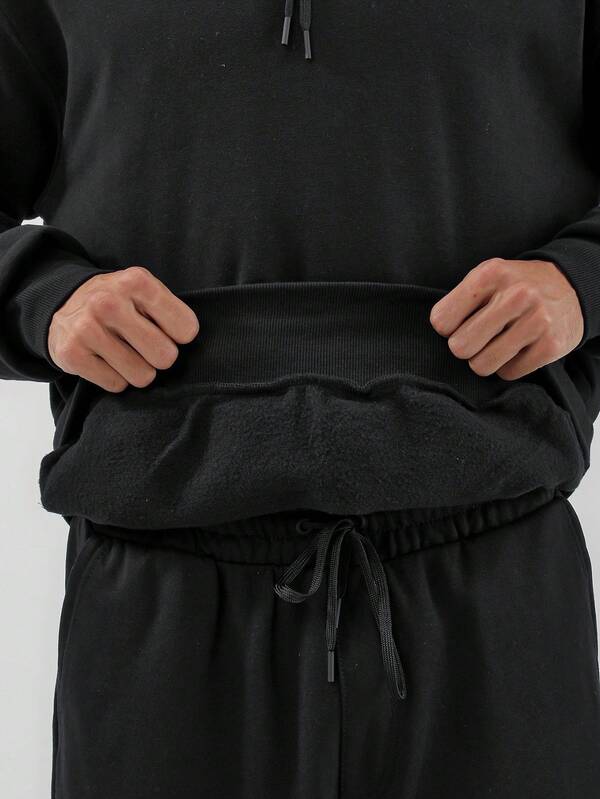 Moletom Oversized Com Capuz Estilo Casual