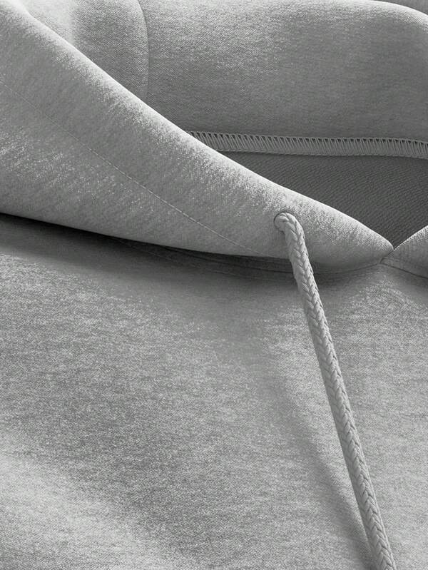 Moletom Oversized Com Capuz Estilo Casual