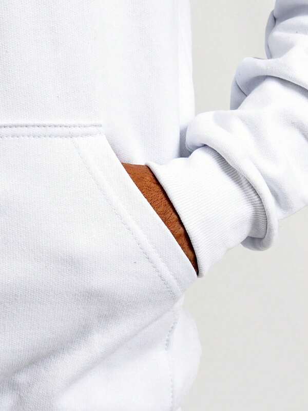 Moletom Oversized Com Capuz Estilo Casual
