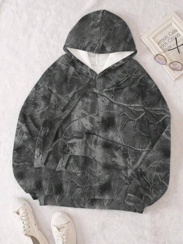 Moletom Oversized Camuflado Estilo Urbano