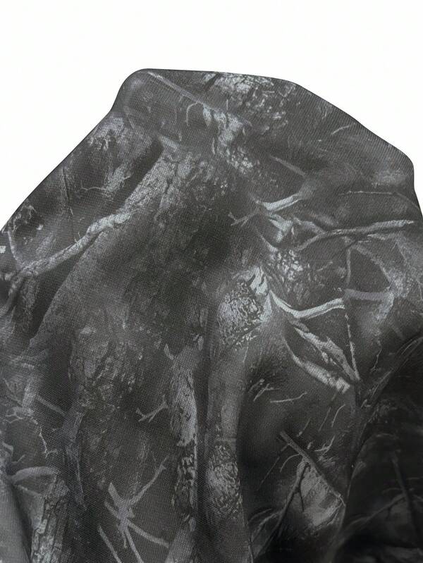 Moletom Oversized Camuflado Estilo Urbano