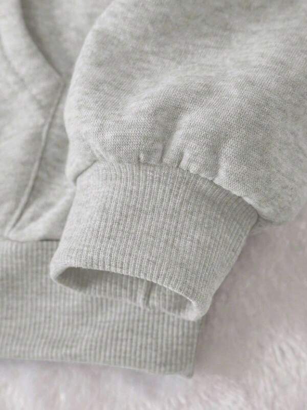 Moletom Cerejas Estampadas Com Capuz Oversized
