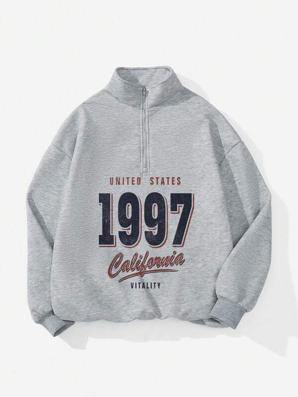 Moletom California 1997 Com Gola Zíper Peluciado
