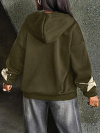 Moletom Com Zíper Star Streetwear Casual