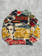 Moletom Oversized Graphic Rings Streetwear