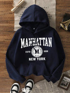Moletom Manhattan New York Com Forro Peluciado