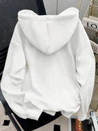 Moletom Oversized Com Capuz Estilo Minimalista