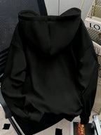 Moletom Oversized Com Capuz Estilo Minimalista